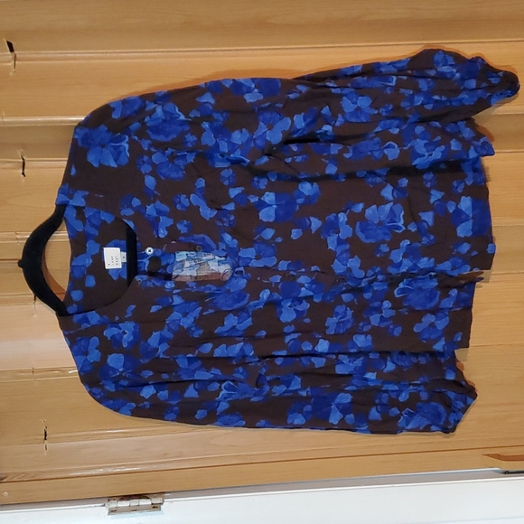 a new day Tops - Rayon floral blouse